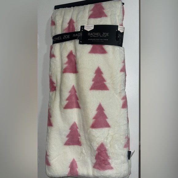 Rachel Zoe Holiday Christmas Tree Blanket - Picture 2 of 4